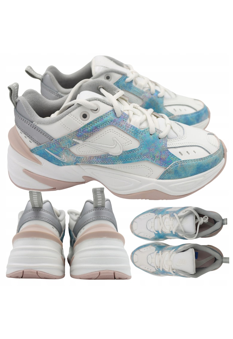 Pantofi Sport Dama - M2K Tekno - Material exterior: piele naturala - Material talpa: material textil - Inchidere: siret - Profil redus - Albastru - Albastru