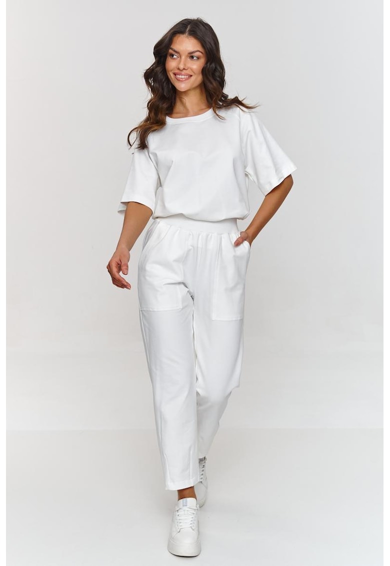 Set de bluza cu maneca medie si pantaloni