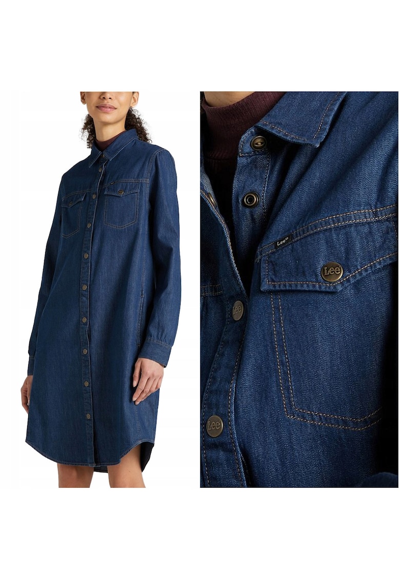 Sukienka jeansowa jasna