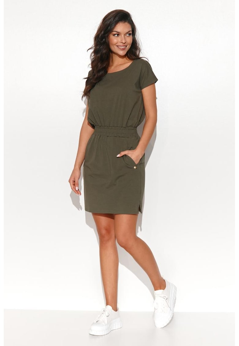 Rochie mini tip tricou cu buzunare