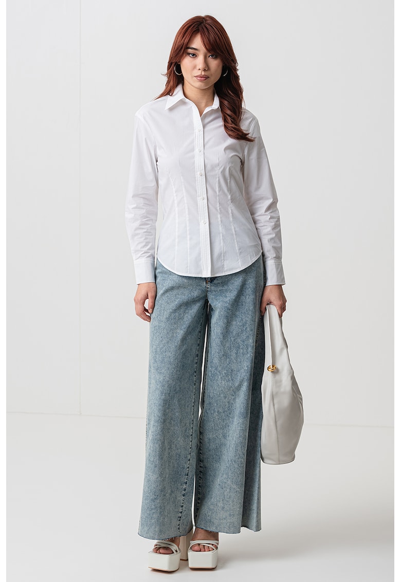 Camasa de bumbac cu guler clasic