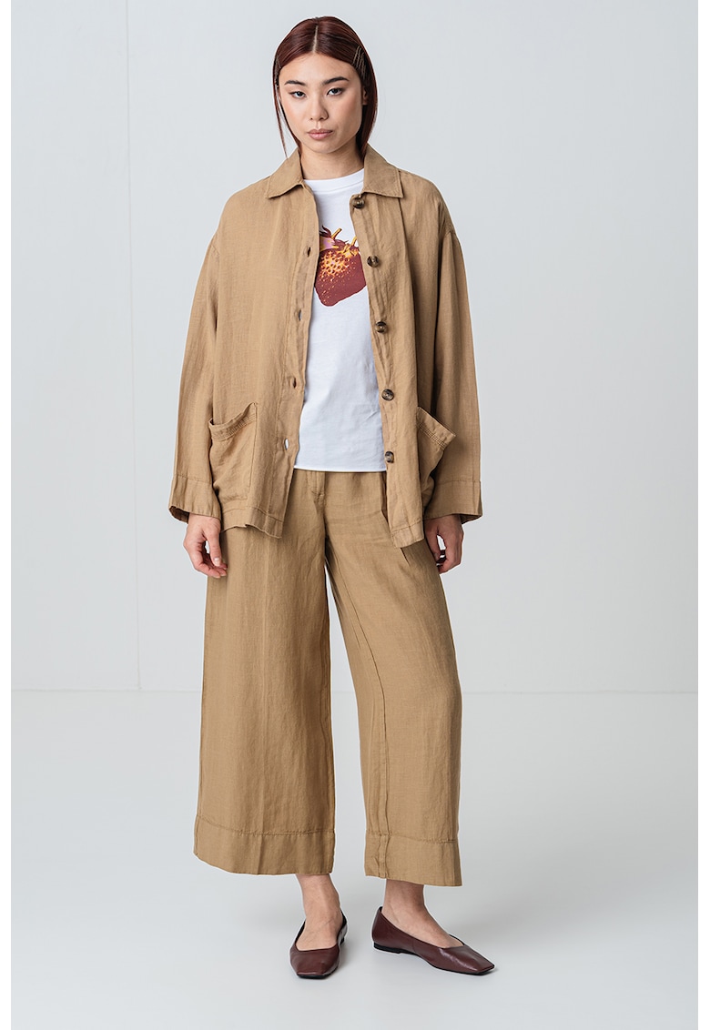 Camasa de in cu buzunare aplicate Giga Camasa de in cu buzunare aplicate Giga