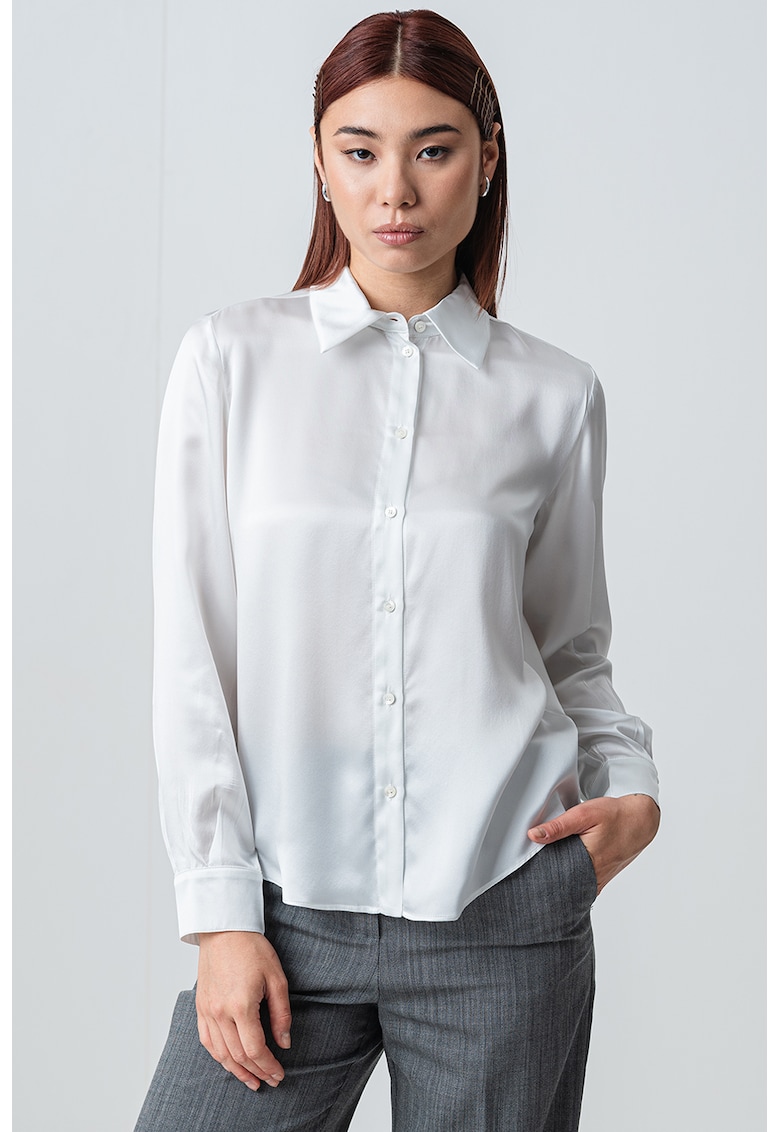 Camasa de matase cu guler clasic Camasa de matase cu guler clasic