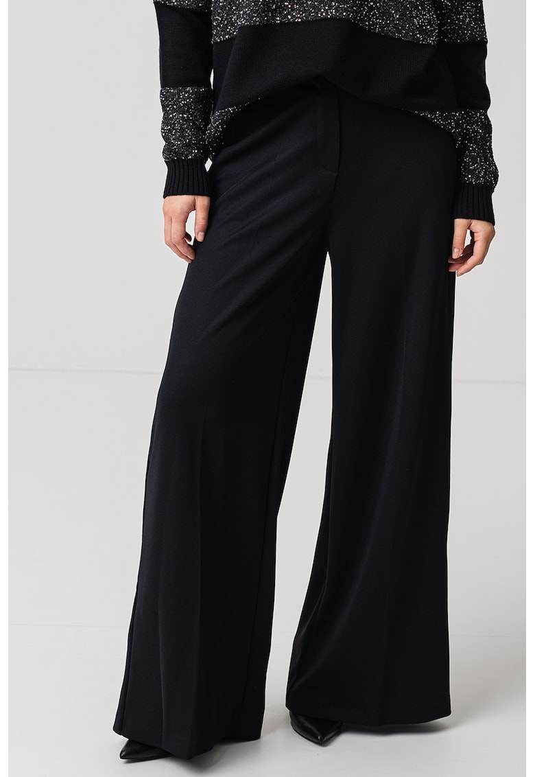 Pantaloni cu croiala ampla Ippica - Negru stins