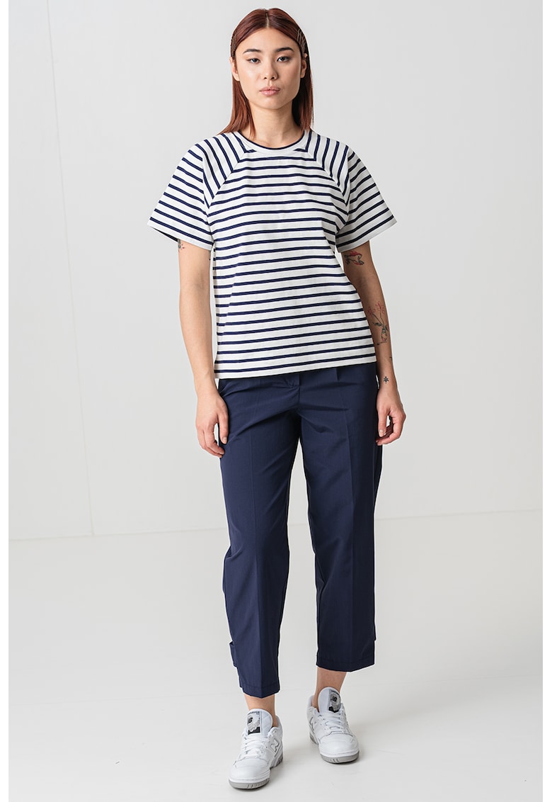 Tricou cu dungi si maneci raglan Alida