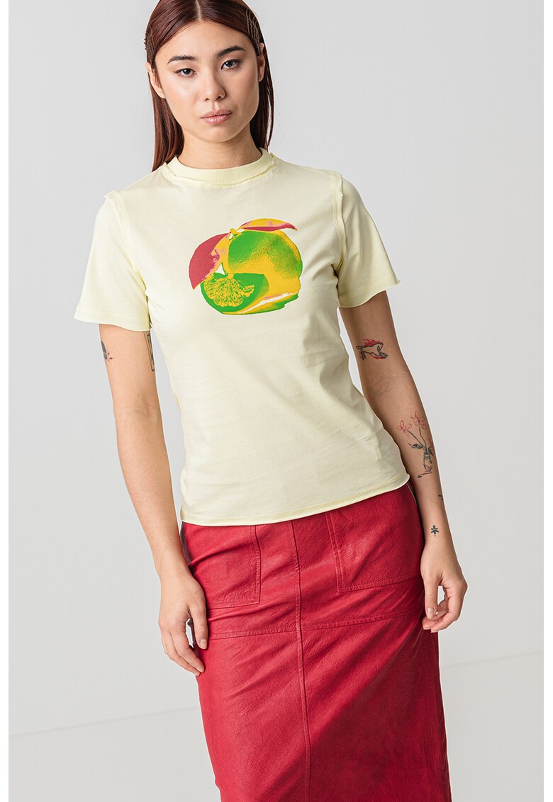 Tricou cu imprimeu fructat Duomo