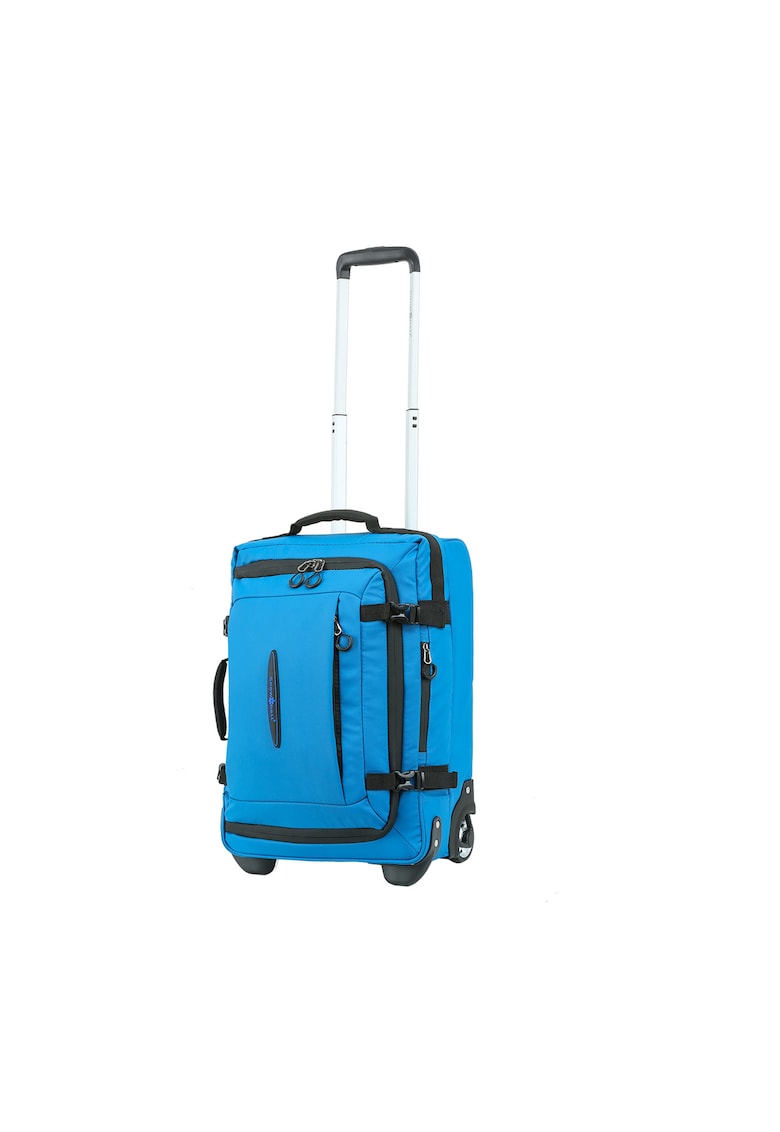 Troler de cabina SW42503 - 52x36x22 cm - bagaj de mana - 36L - 2 roti - poliester impermeabil - albastru
