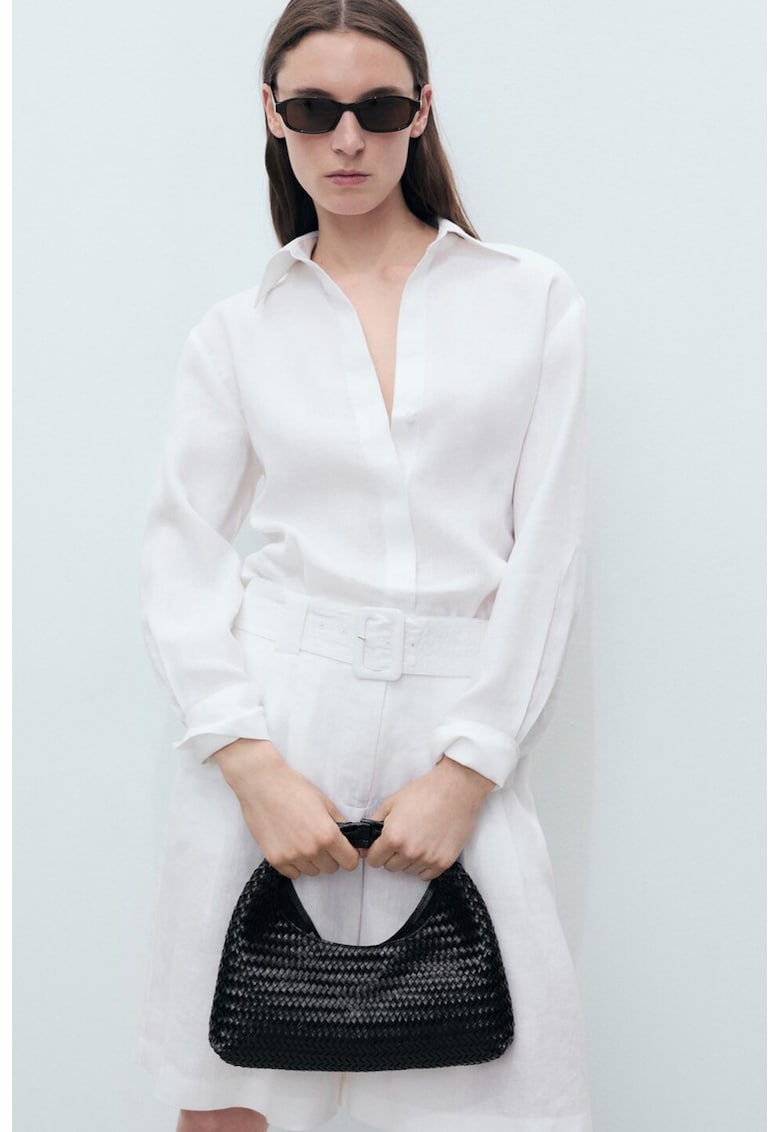 Camasa supradimensionata din in