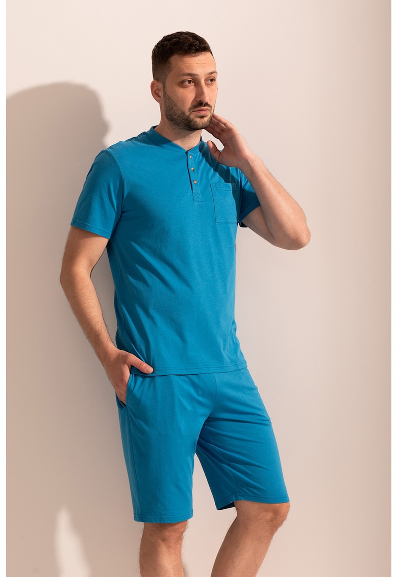 Pijama scurta din amestec de modal Adrian