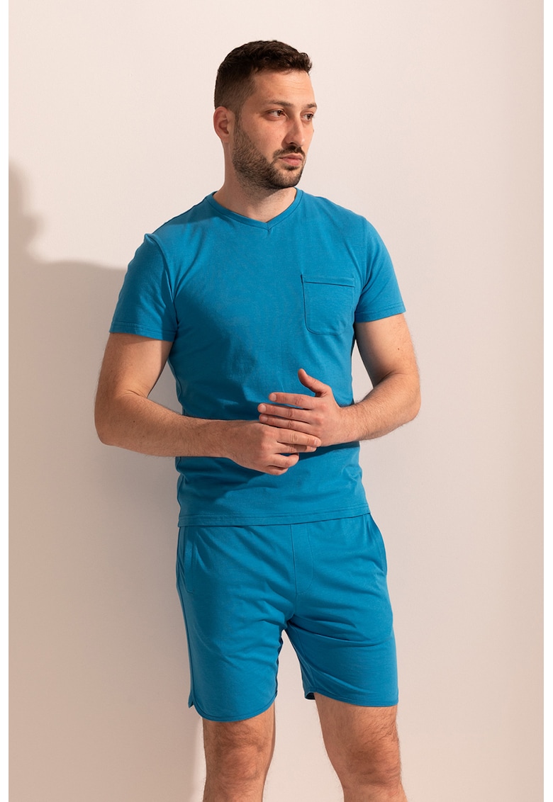 Pijama scurta din amestec de modal Adrian