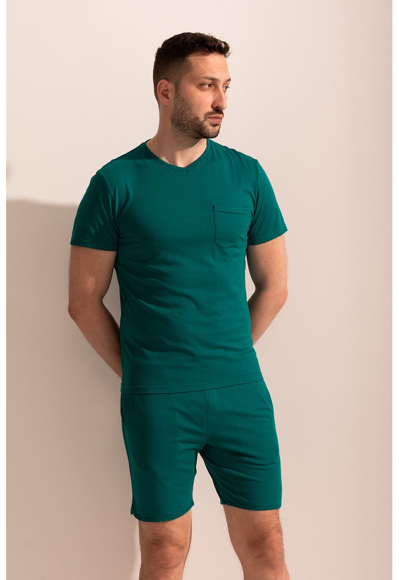 Pijama scurta din amestec de modal Adrian