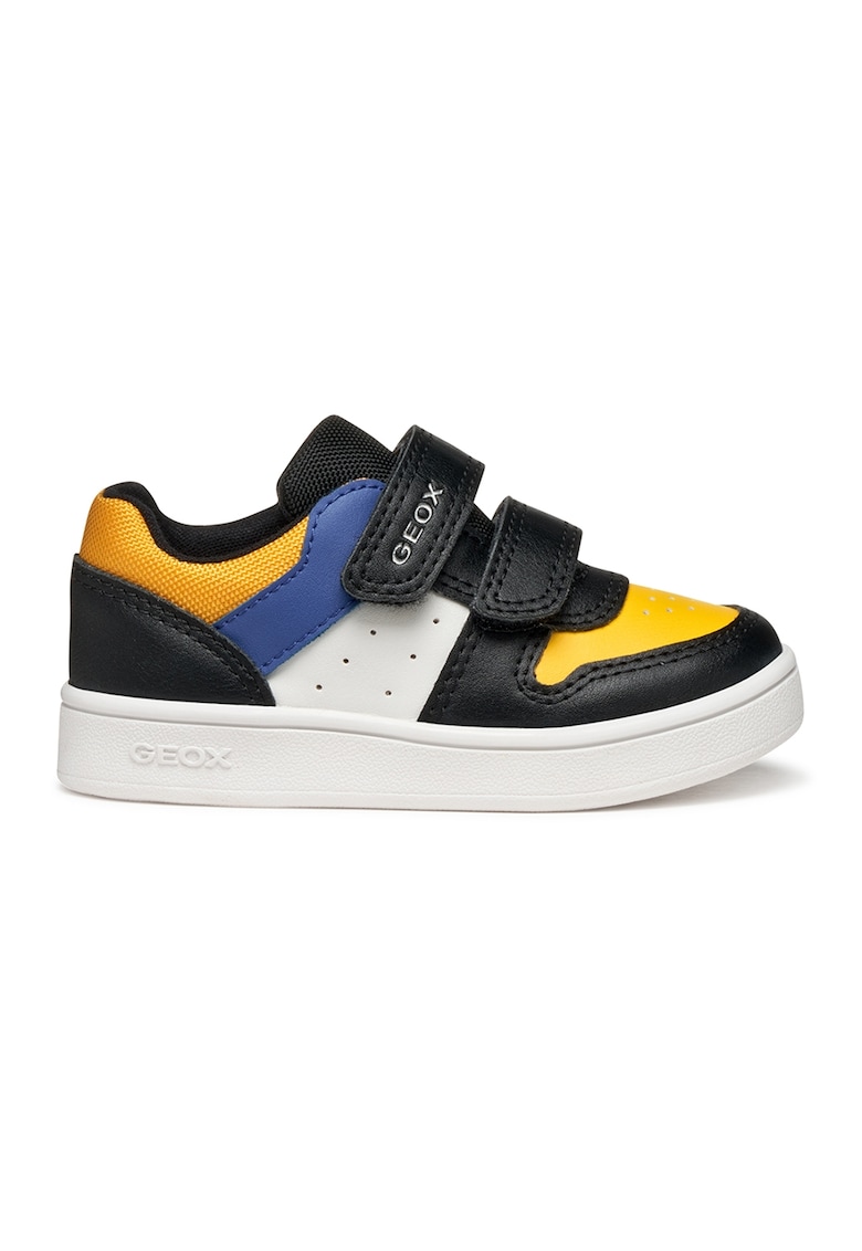 Pantofi sport din piele ecologica cu garnituri din material textil