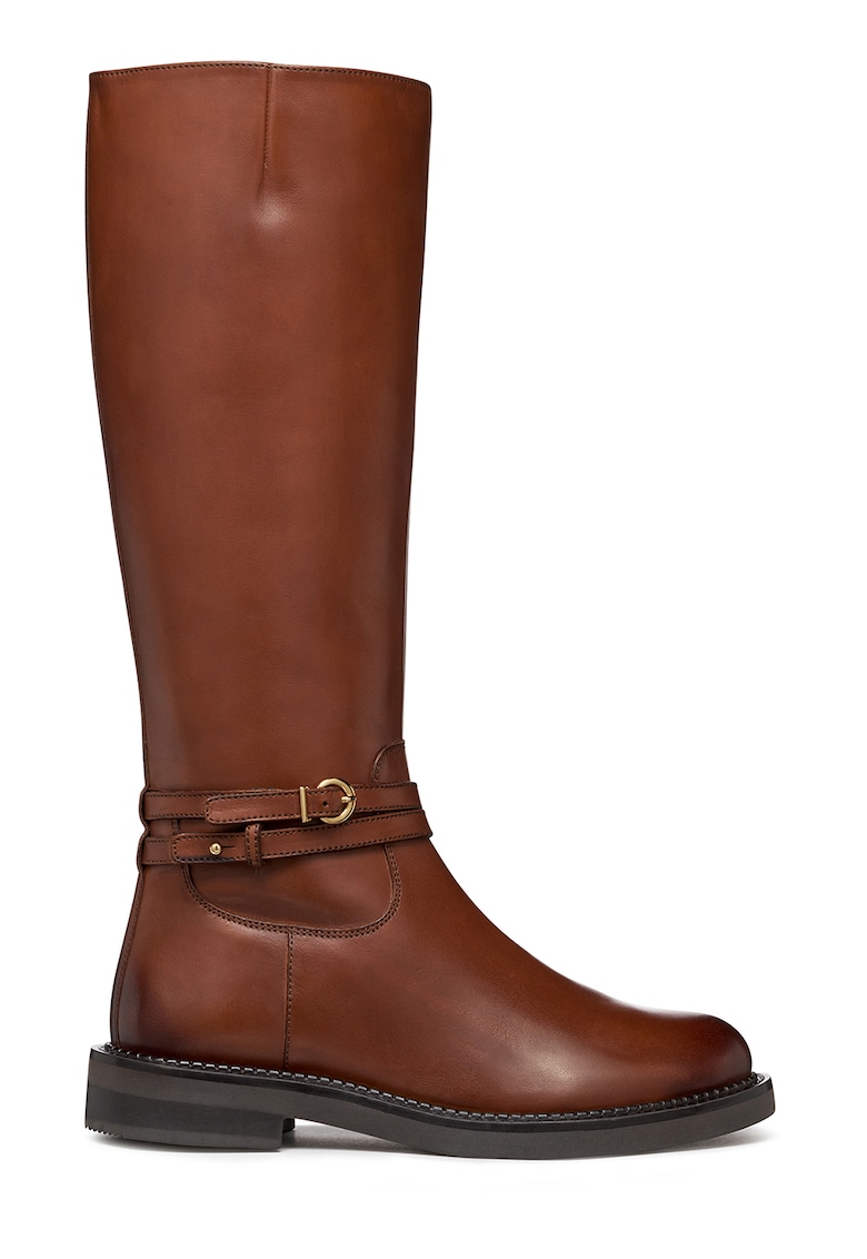 Cizme medii de piele