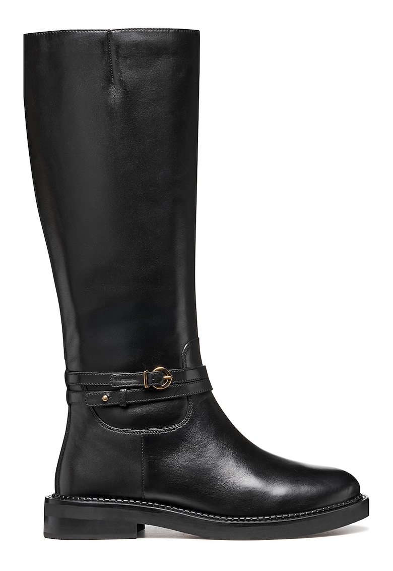 Cizme medii de piele