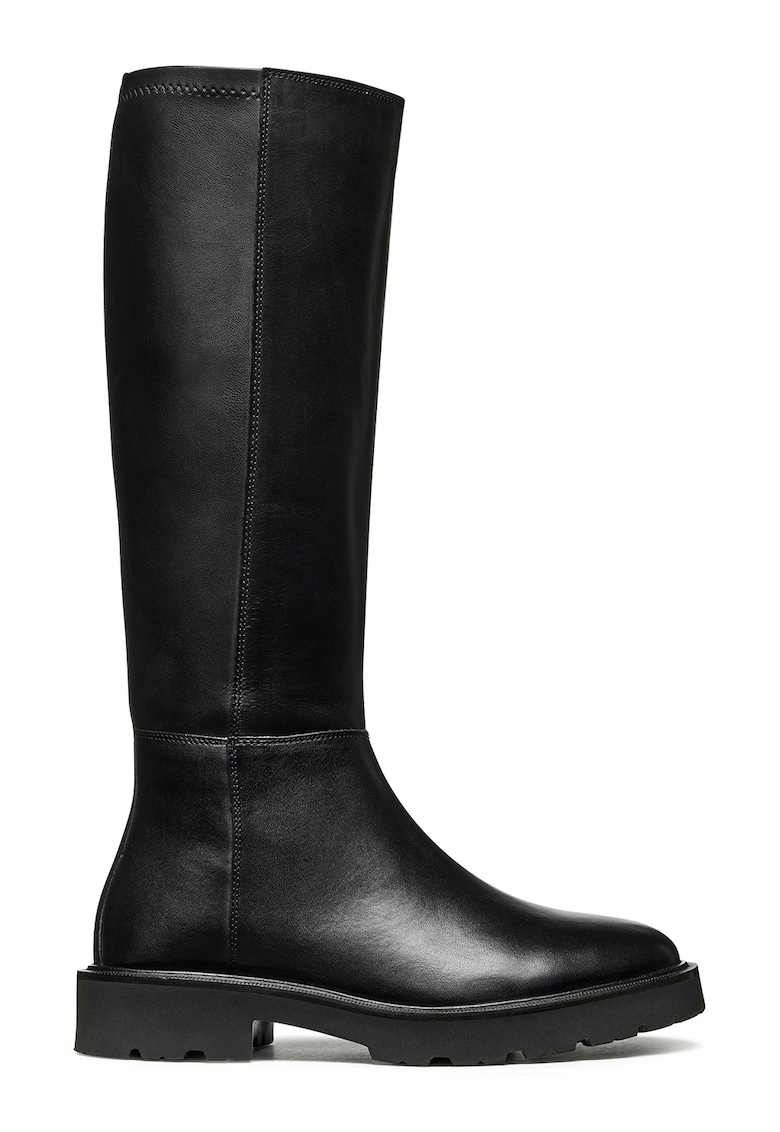 Cizme de piele ecologica si piele - lungi pana la genunchi
