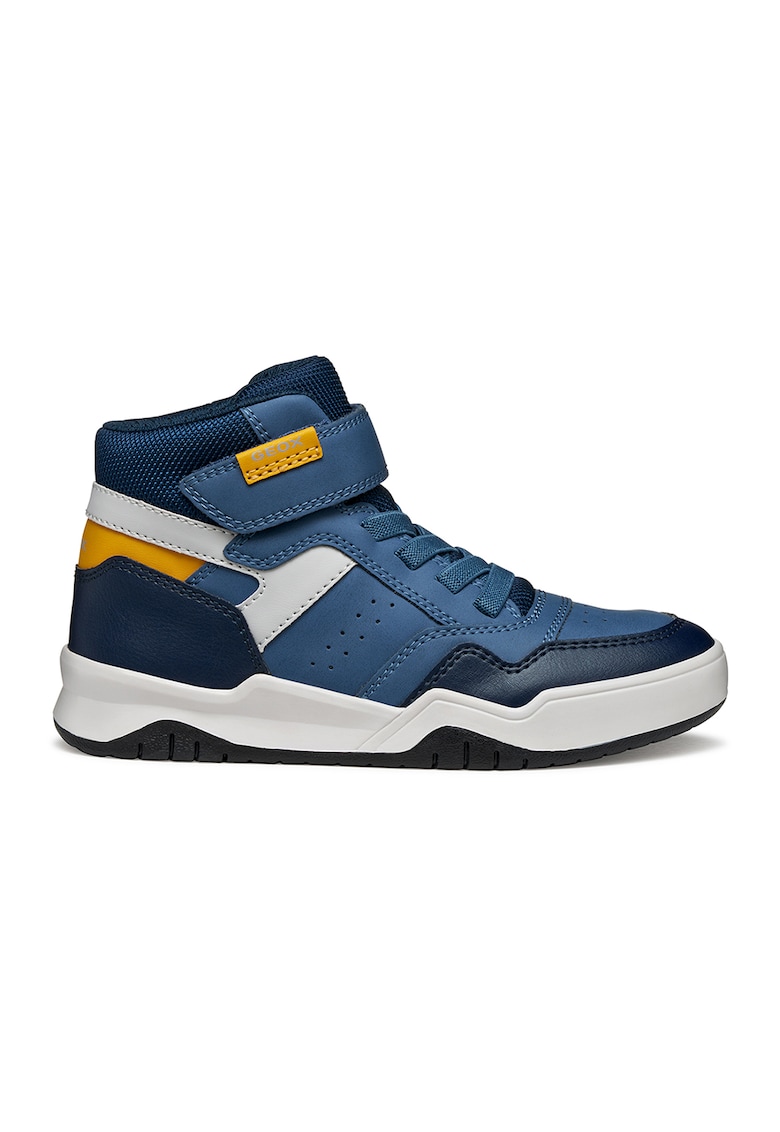 Pantofi sport mid-high de piele ecologica