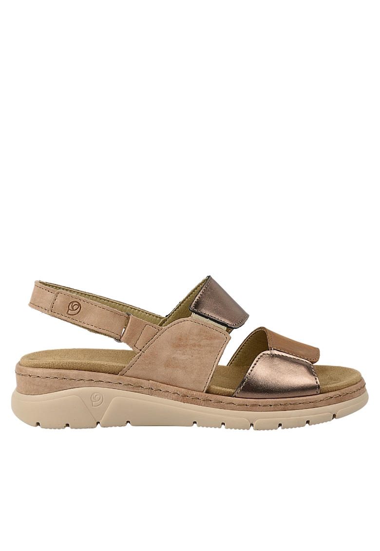 Sandale casual - dama -  AIR FUNCTION SYSTEM - 12535T bronz - piele naturala