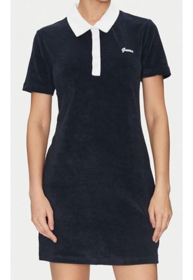 Rochie model V5GK01KCQV1 - mini - bumbac-poliester - bleumarin