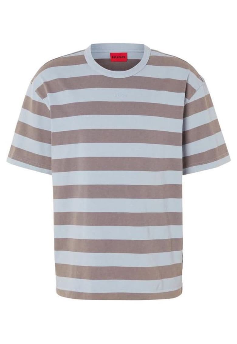 Hugo Tricou cu model in dungi - Albastru azur