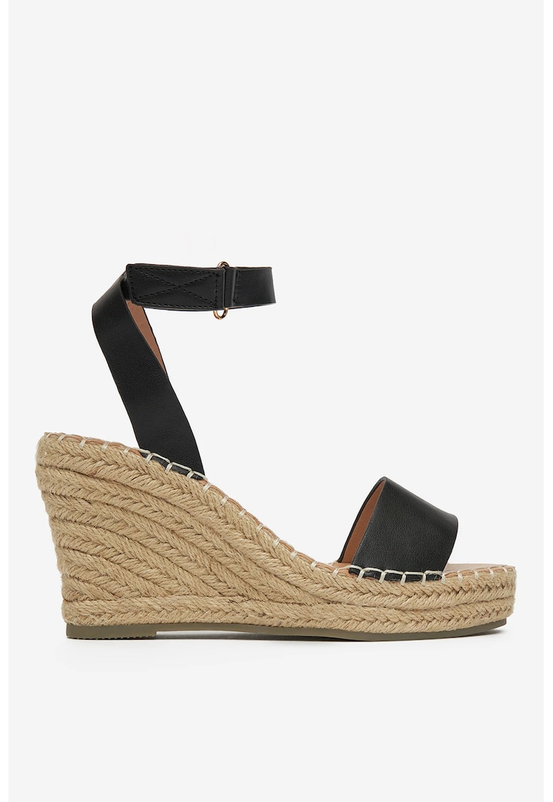 Sandale Negru - Sintetic -