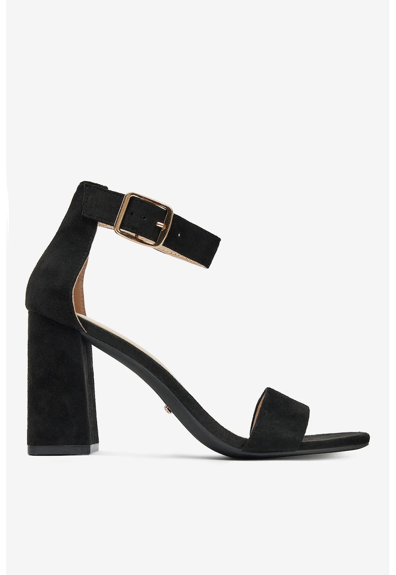 Sandale Negru Textil