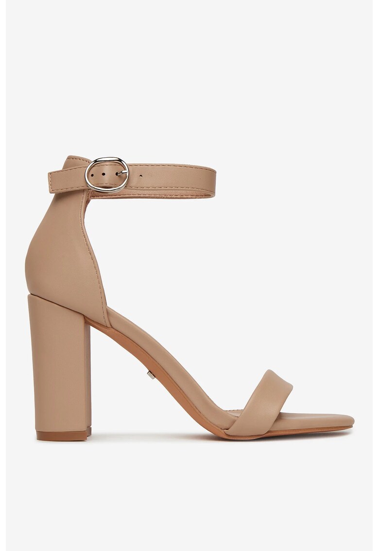 Sandale  Material Sintetic - Culoare Bej Sandale  Material Sintetic - Culoare Bej