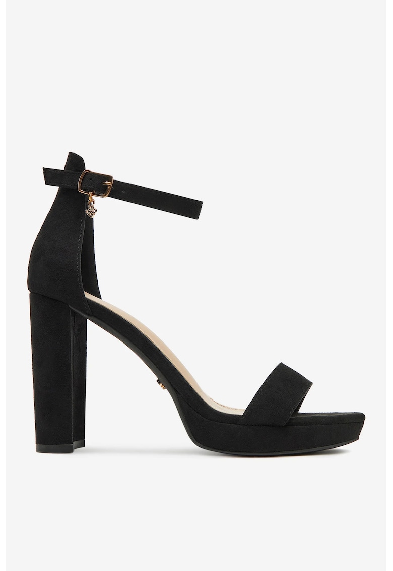 DeeZee Sandale Textil - Negru - Negru
