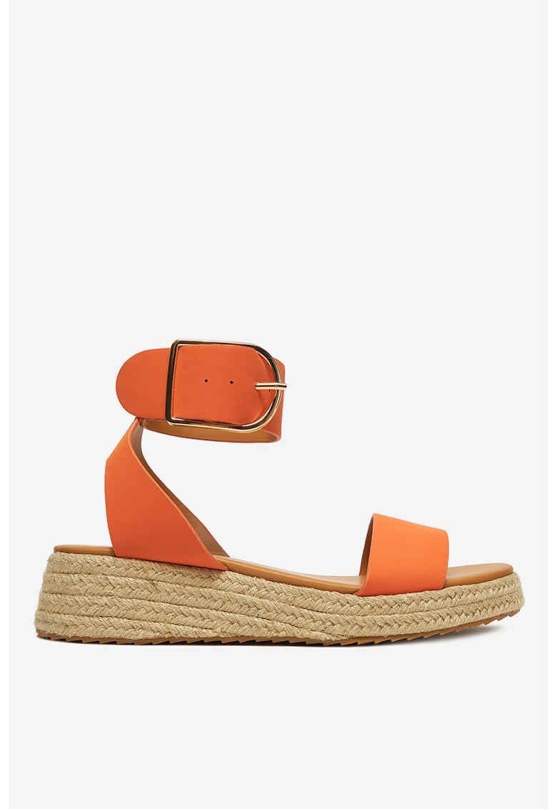 Sandale  Sintetic - Portocaliu