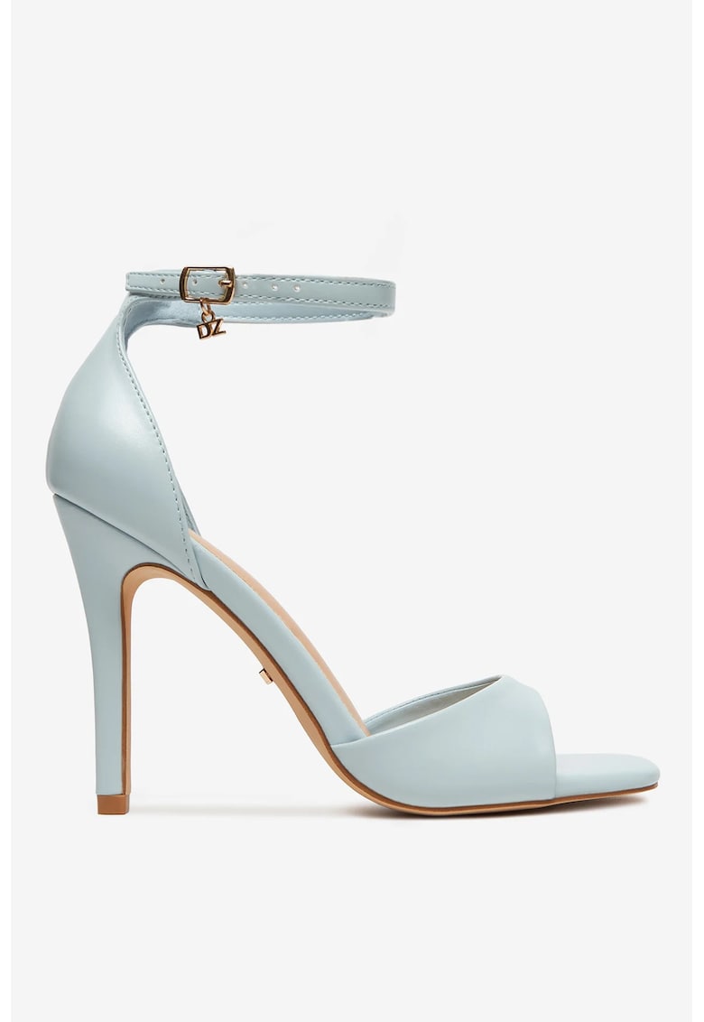 Sandale cu toc Sintetic - Albastru