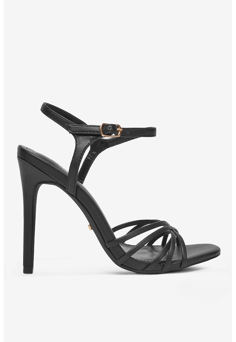 Sandale cu toc Elegante - Negru