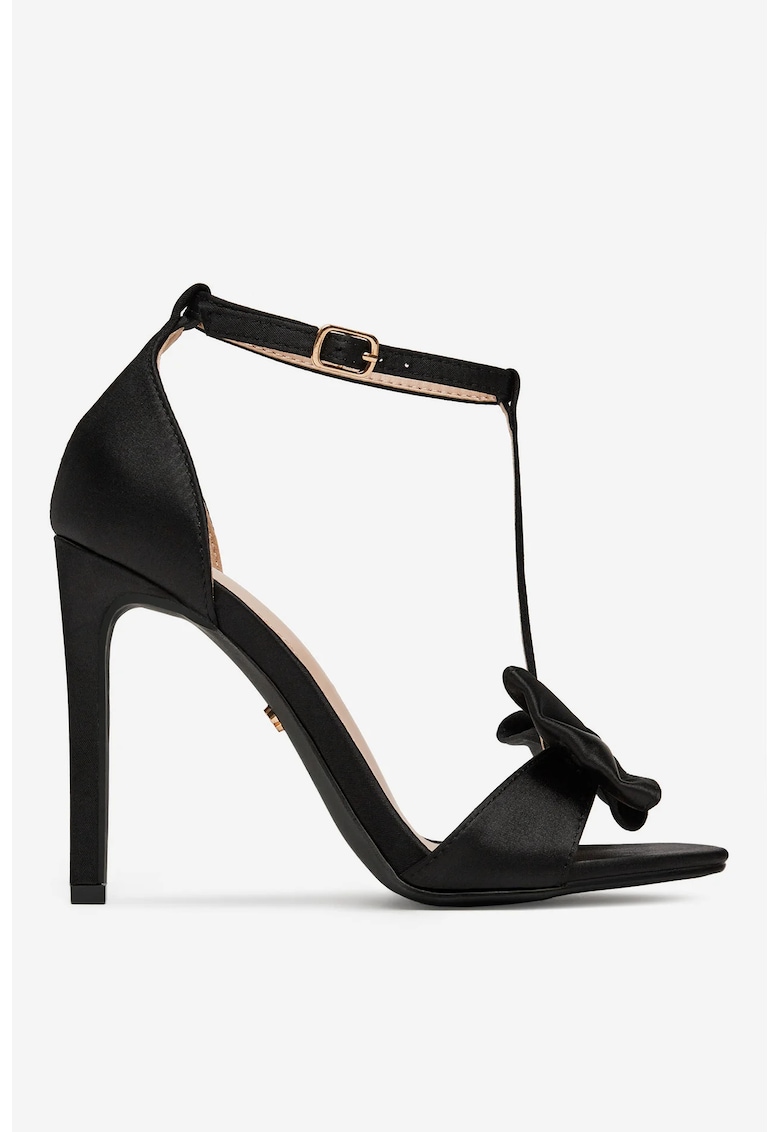 Sandale cu toc  Culoare Negru