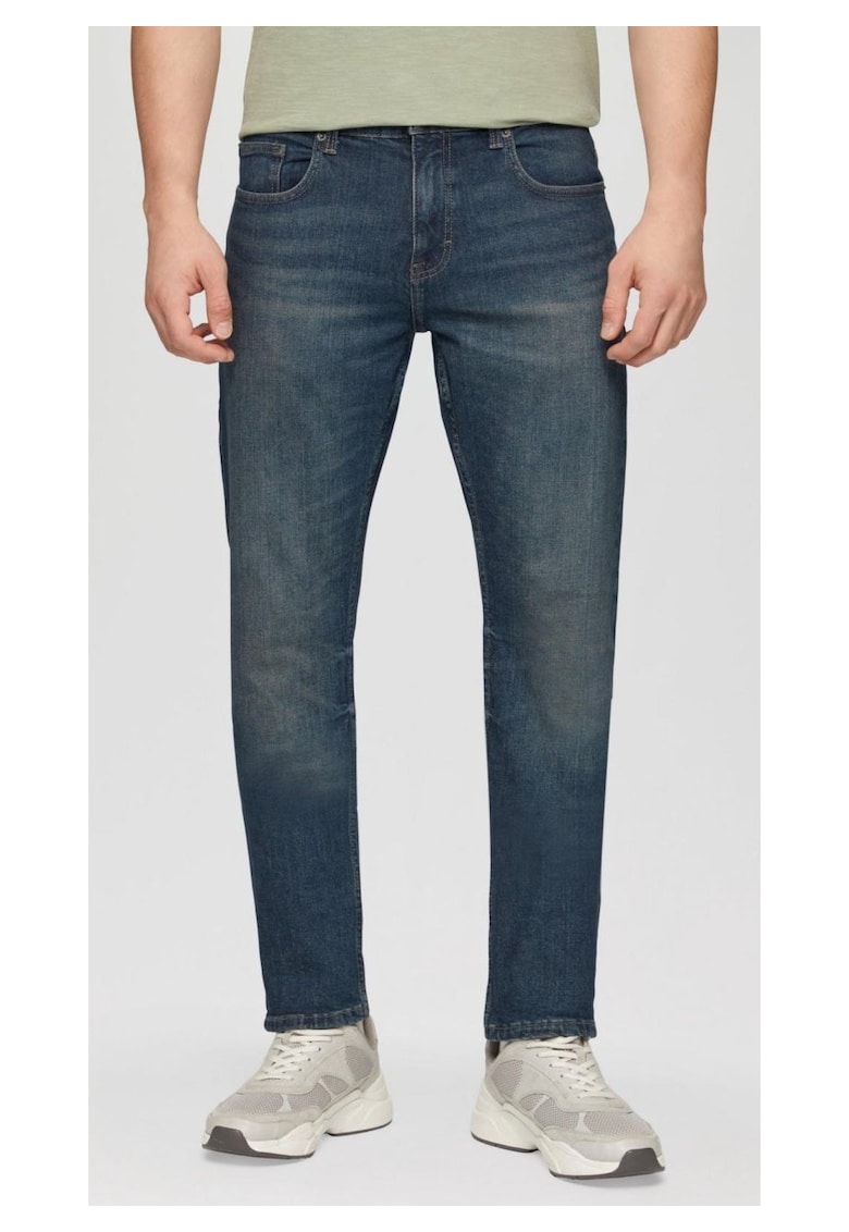 Blugi barbati Rick - cu talie medie si croiala Slim Fit -