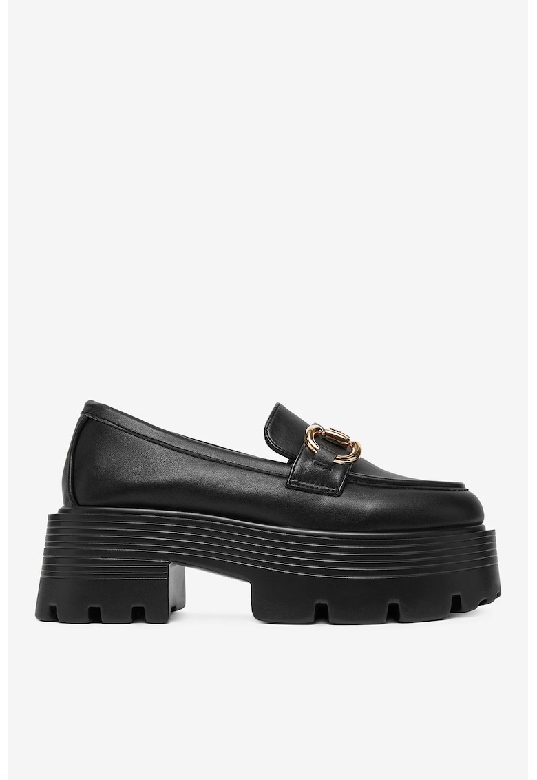 Mocasini Sintetic Negru