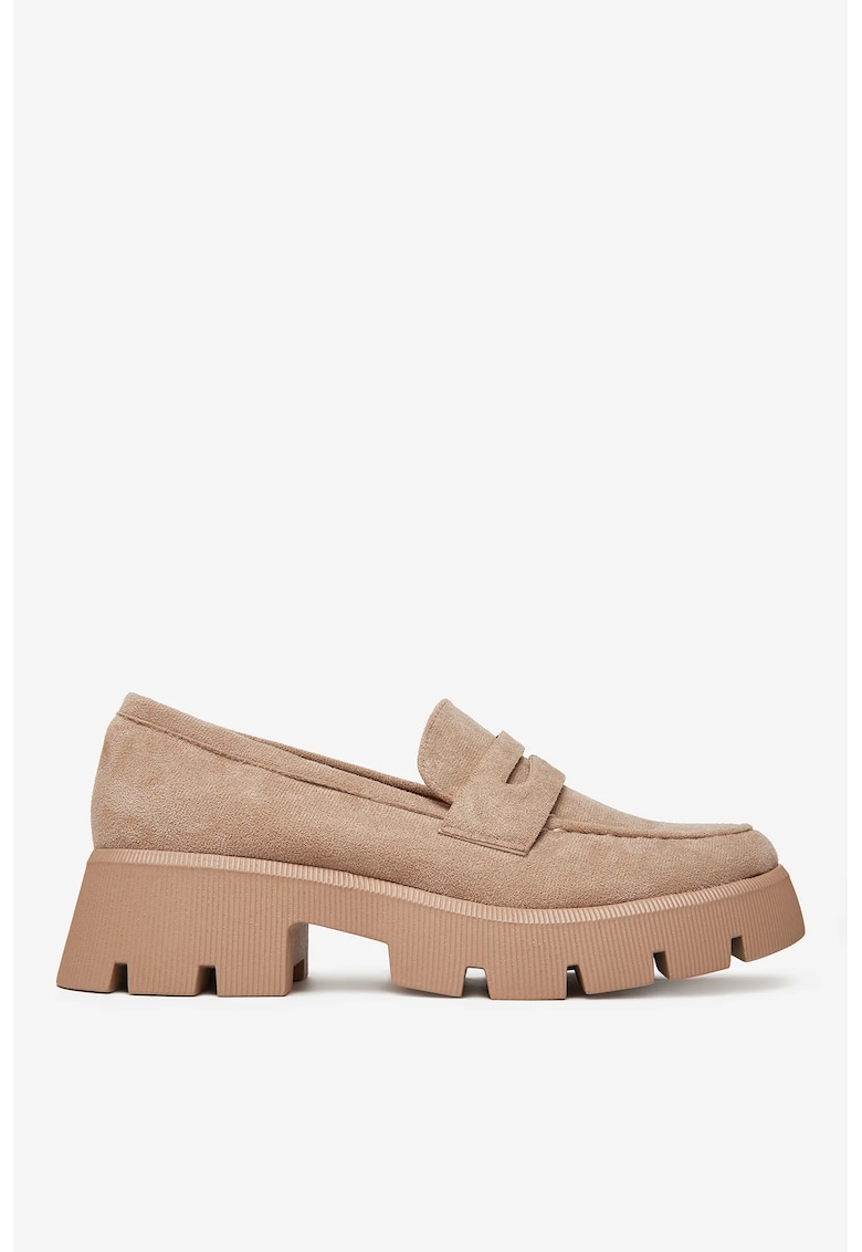 Mocasini Design Clasic - Bej