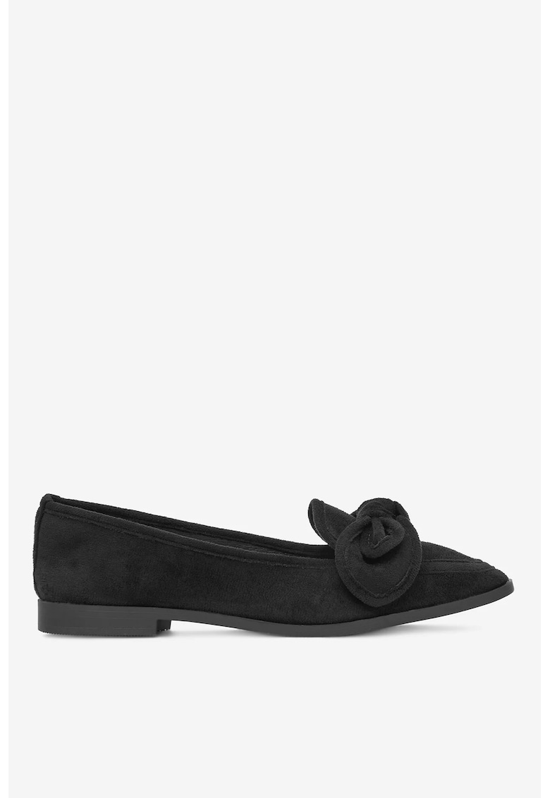 Mocasini din Textil - Negru