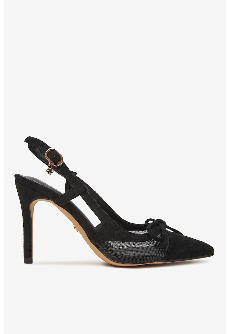 DeeZee Pantofi Negru Textil - Negru