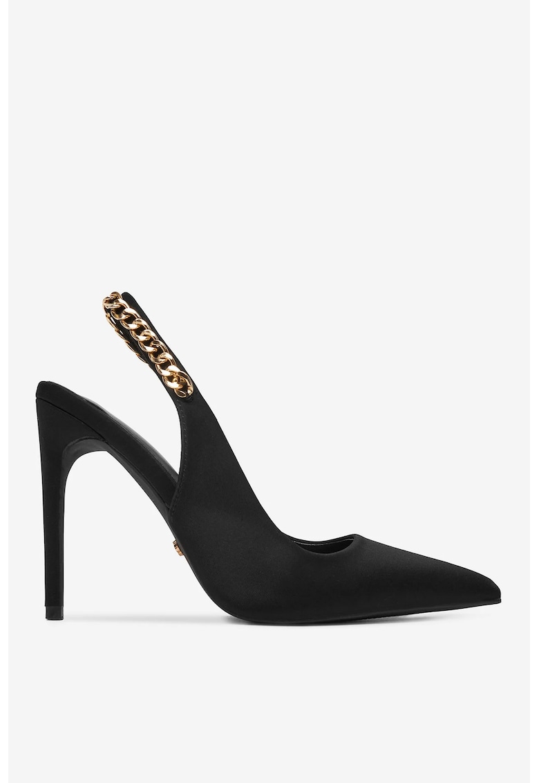 Pantofi Textil Negru - Negru