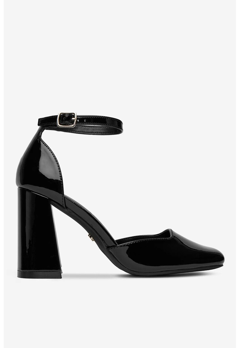 Pantofi Sintetic Negru - Negru