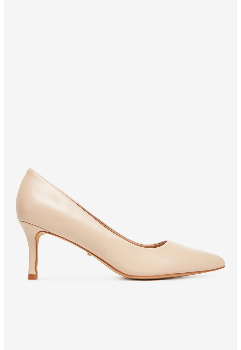 Pantofi Bej - Material Sintetic - Bej
