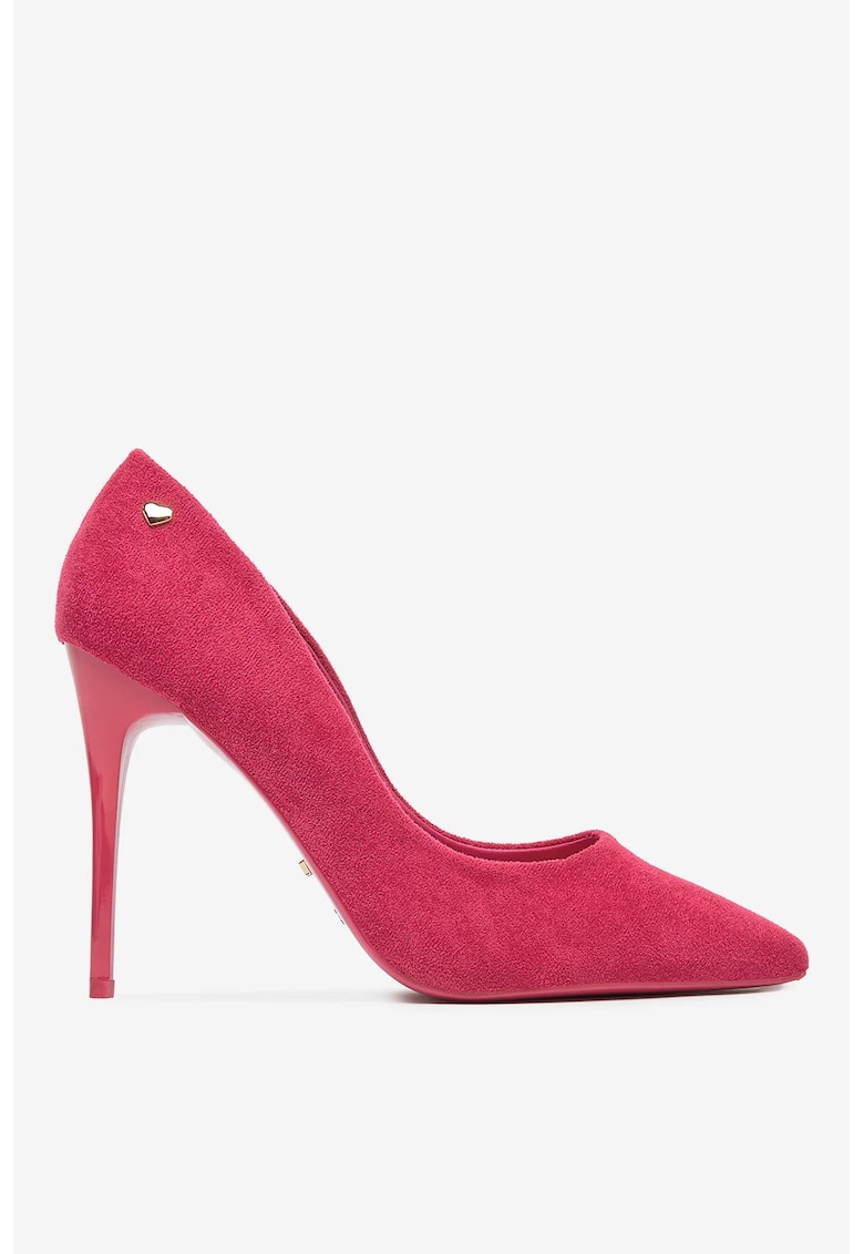 Pantofi Roz Textil - Roz