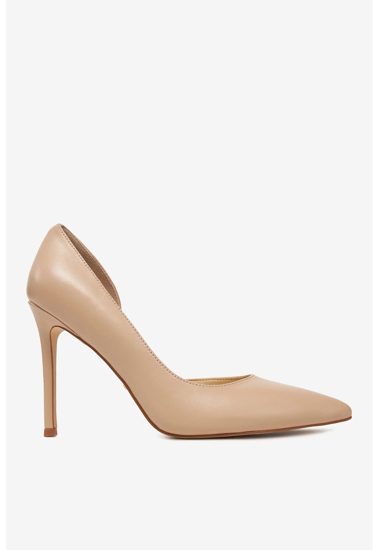 Pantofi Piele naturala - Bej - Bej - DeeZee