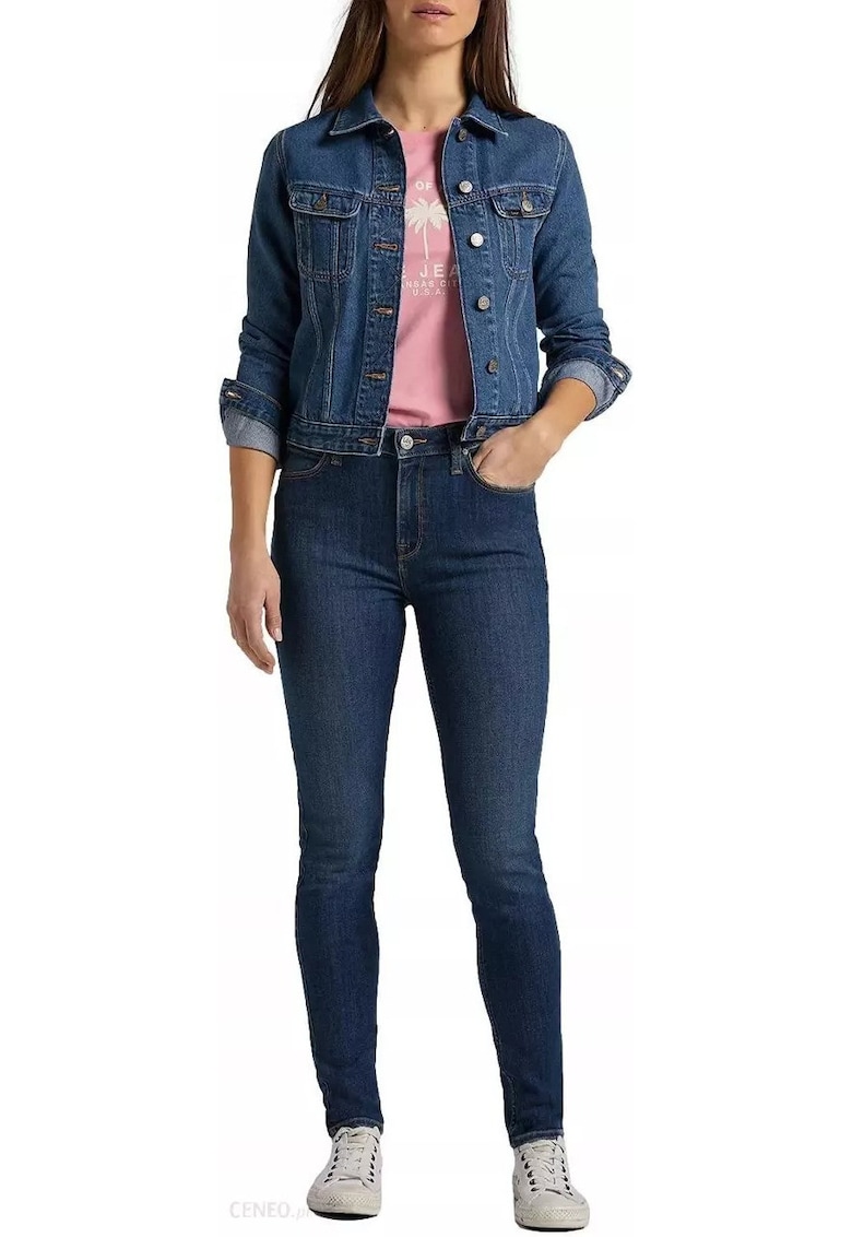 Jacheta Din Denim - Rider Jacket - Croi Normal - Inchidere: Nasturi - Compozitie Material: 100% Bumbac - Numar De Buzunare: 2 - XS - Albastru - 1 Bucata