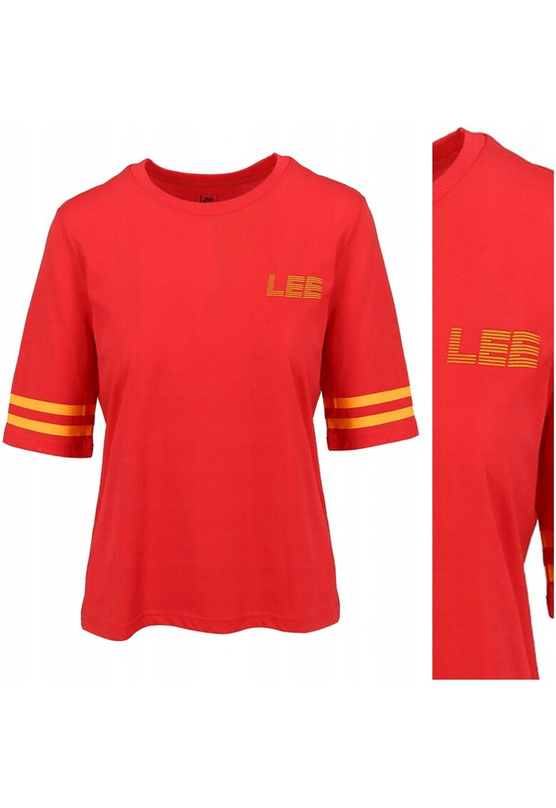 Tricou Dama - Graphic Tee - Marime XS - Bumbac - Maneca Scurta - Regular Fit - Fara Buzunare - High-Quality - Rosu