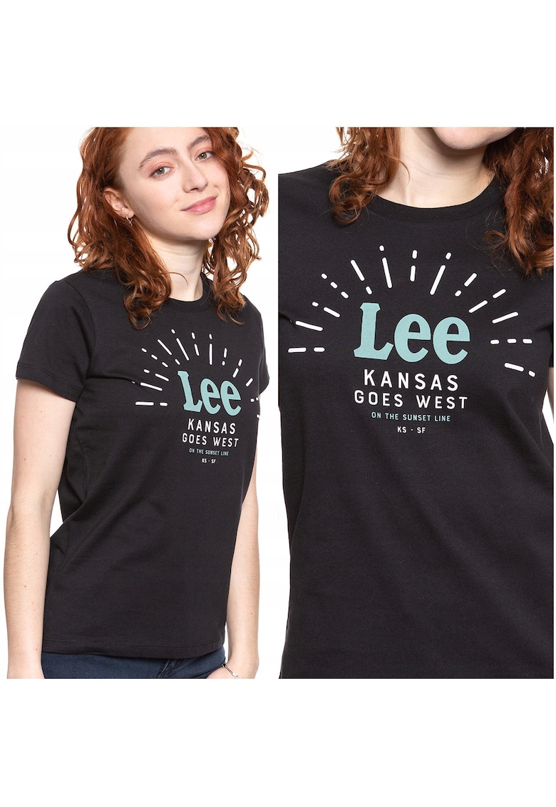 Tricou T-Shirt - Seasonal Logo Tee - Croi Slim - Negru - 100% Bumbac - Inchidere: Fara - Negru - 1 Bucata