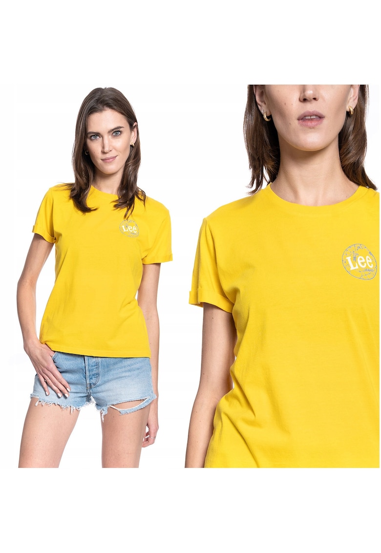 Tricou Dama - Ss Global Tee - Culoare: Galben - Material: 100% Bumbac - Croi: Regular Fit - Inchidere: Fara - Marime: XS - Galben - 1 Bucata