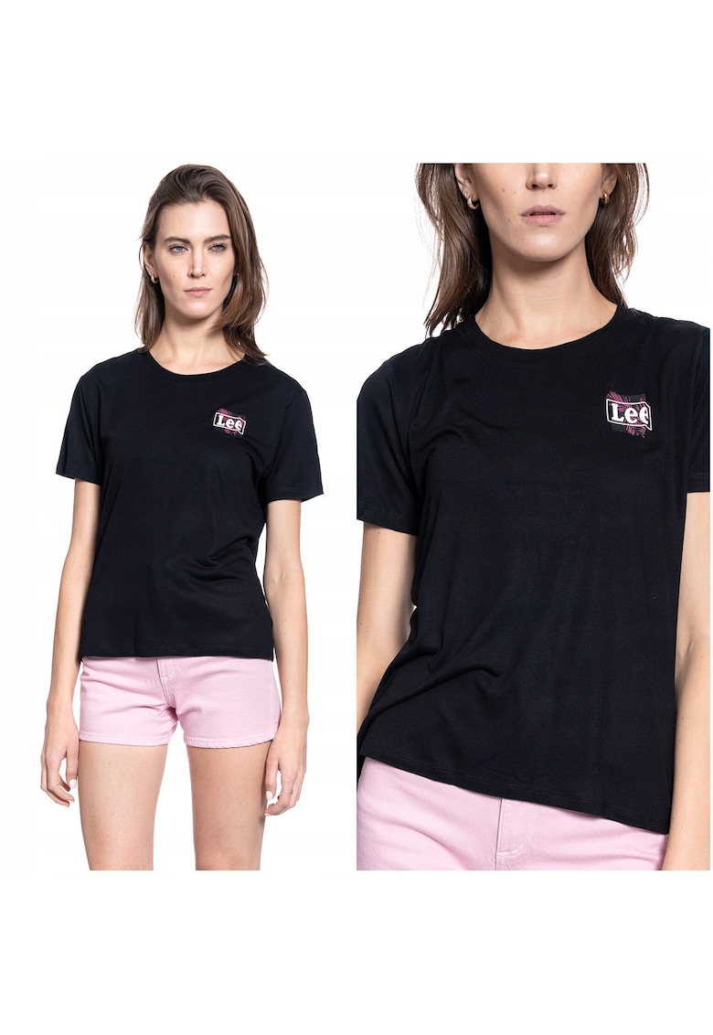 Tricou T-Shirt - Croiala Relaxata - Croi: Slim Fit - Inchidere: Fara - Compozitie Material: 100% Vascoza - Culoare: Negru - Marime: S - 1 Bucata