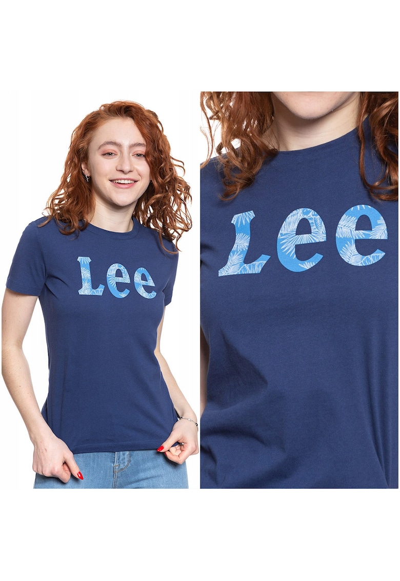 Tricou T-Shirt - Slim Logo Tee - Croi: Slim 100% Bumbac - Inchidere: Fara - Albastru - 1 Bucata