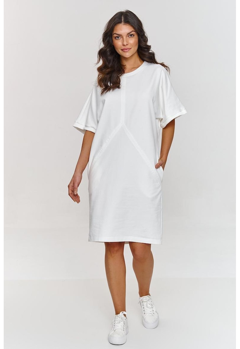 Rochie-tricou cu croiala ampla