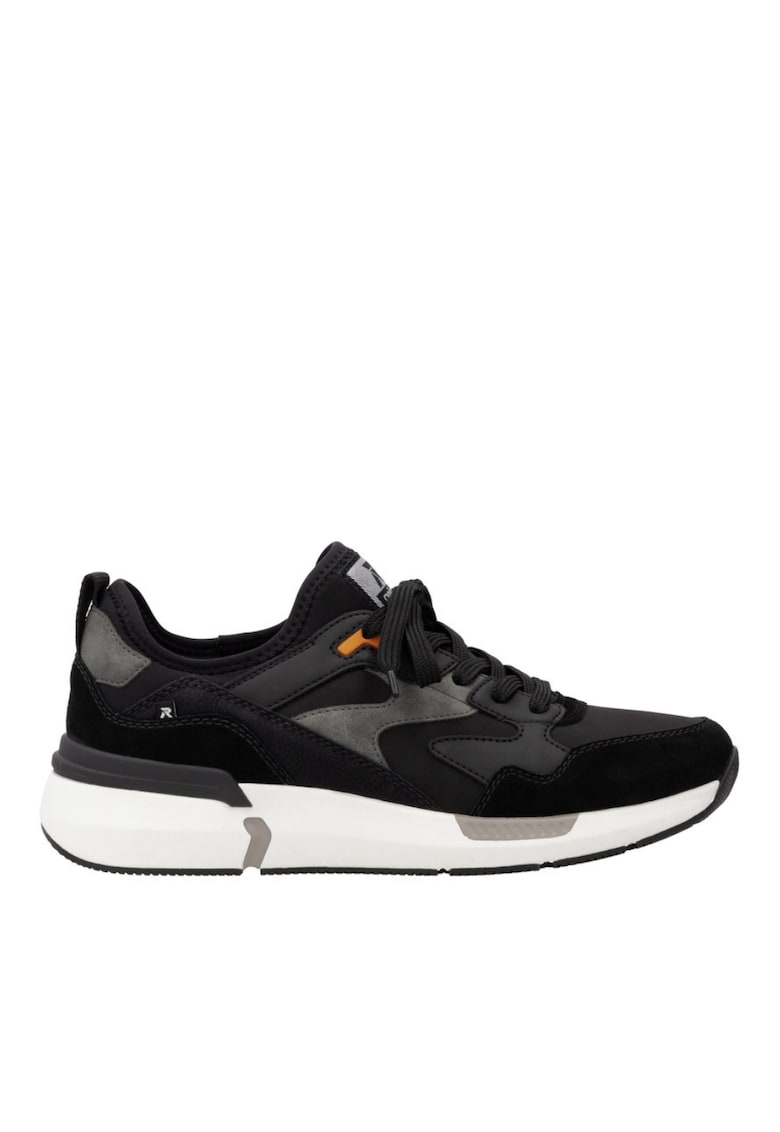 Tenisi barbati - SOFT - U1403-00 negru - piele ecologicateni - Negru