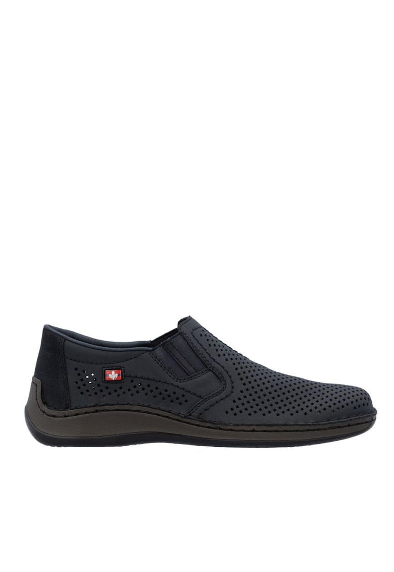 Pantofi casual - barbati - ANTISTRESS - 05297-14 bleumarin - piele nabuc - Bleumarin